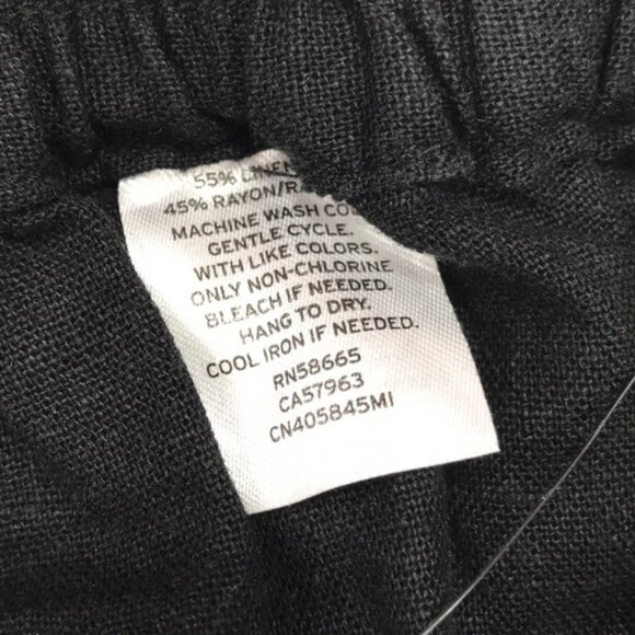 Caslon Linen Blend Wide Leg Crop Pants - Picture 7 of 7